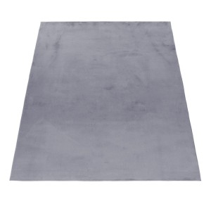 Dywan pluszowy Pouffy szary 80 cm x 250cm
