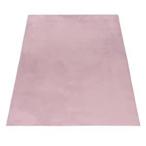 Dywan pluszowy Pouffy pudrowy róż 120 cm x 170 cm 
