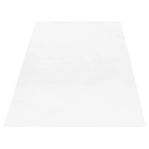 Dywan pluszowy Pouffy biały 160 cm x 230 cm   - Nowoczesne fasony do salonu i pokoju
