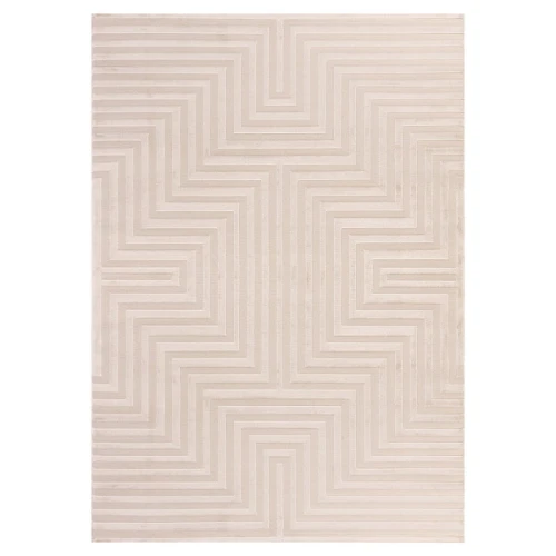 Dywan nowoczesny 3D Sahara beżowy 280 cm x 370 cm - Nowoczesne fasony do salonu i pokoju