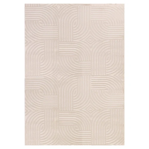 Dywan nowoczesny 3D Sahara Iluzja beżowy 80 cm x 150 cm - Nowoczesne fasony do salonu i pokoju