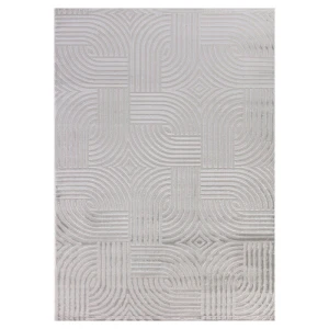 Dywan nowoczesny 3D Sahara Iluzja szary 80 cm x 150 cm