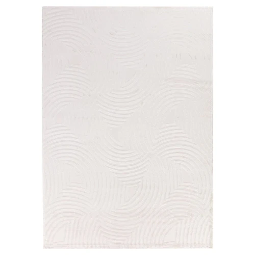 Dywan nowoczesny 3D Sahara Geometria kremowy 160 cm x 230 cm   - Nowoczesne fasony do salonu i pokoju