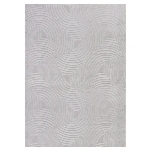 Dywan nowoczesny 3D Sahara Geometria szary 280 cm x 370 cm