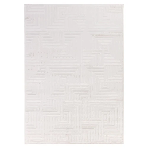 Dywan nowoczesny 3D Sahara ornament kremowy 160 cm x 230 cm  - Nowoczesne fasony do salonu i pokoju