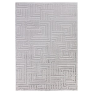 Dywan nowoczesny 3D Sahara ornament szary 140 cm x 200 cm  