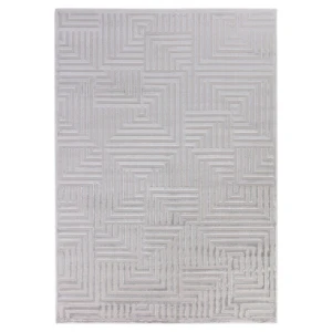 Dywan nowoczesny 3D Sahara ornament szary 240 cm x 340 cm 