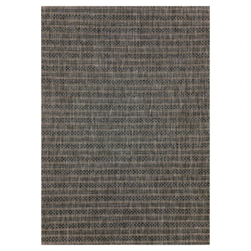 Dywan zewnętrzny Zagora paseczki antracyt 120 cm x 170 cm  - Nowoczesne fasony do salonu i pokoju