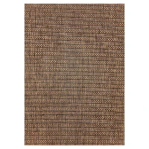 Dywan zewnętrzny Zagora paseczki ceglany 80 cm x 150 cm