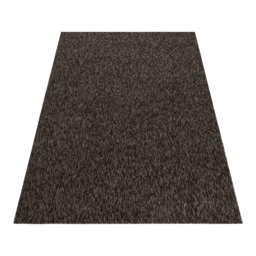 Dywan jednobarwny na filcu Nizza brązowy 140 cm x 200 cm - Nowoczesne fasony do salonu i pokoju
