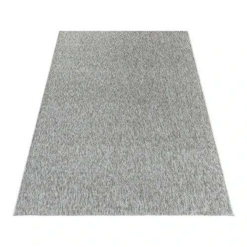 Dywan jednokolorowy na filcu Nizza jasny szary 80 cm x 150 cm - Nowoczesne fasony do salonu i pokoju