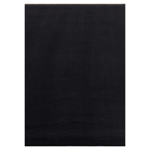 Dywan pluszowy Sky czarny 120 cm x 170 cm  - Nowoczesne fasony do salonu i pokoju