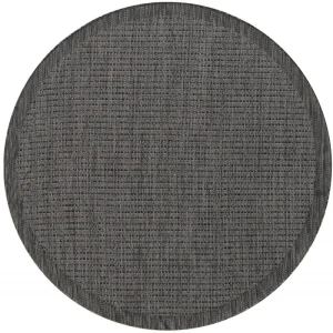 Dywan uniwersalny Giza czarny 120 cm x 120 cm koło