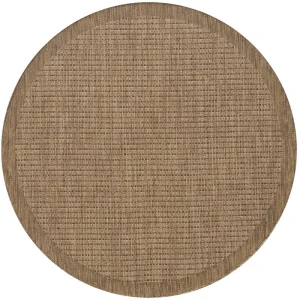 Dywan uniwersalny Giza brązowy 120 cm x 120 cm koło