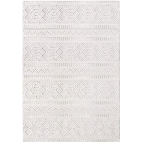 Dywan nowoczesny Doha 3D berber kremowy 240 cm x 340 cm   - Nowoczesne fasony do salonu i pokoju