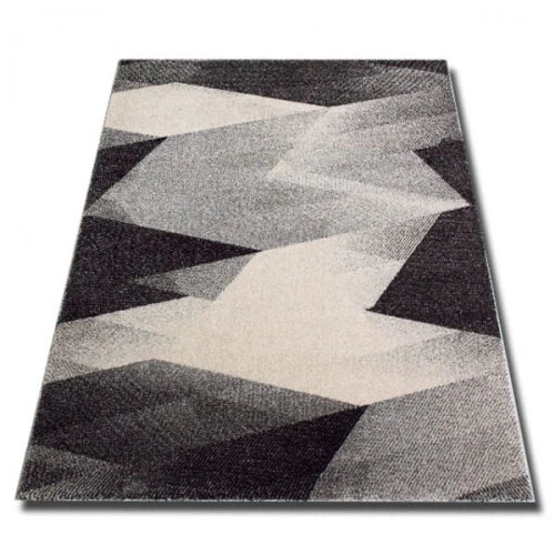 Dywan nowoczesny Lara arrows szary 120 cm x 170 cm - Nowoczesne fasony do salonu i pokoju
