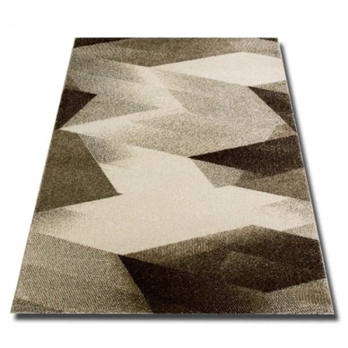 Dywan nowoczesny Lara arrows beżowy 140 cm x 200 cm - Nowoczesne fasony do salonu i pokoju