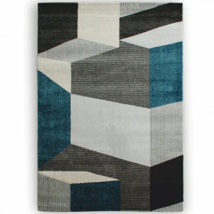 Dywan nowoczesny Lara Iluzja wielokolorowy 80 cm x 150 cm
