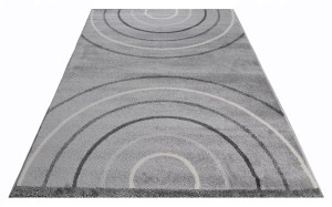 Dywan nowoczesny Lara Koła szary 140 cm x 200 cm 