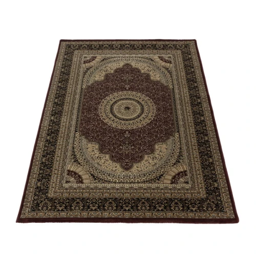 Dywan klasyczny Kashmir Ornament czerwono-kremowy 80 cm x 150 cm - Nowoczesne fasony do salonu i pokoju