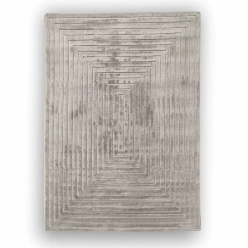 Dywan nowoczesny 3D Lily Geometria szary 160 cm x 230 cm - Nowoczesne fasony do salonu i pokoju