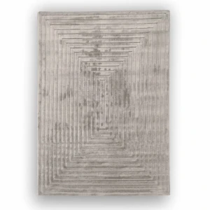 Dywan nowoczesny 3D Lily Geometria szary 200 cm x 290 cm