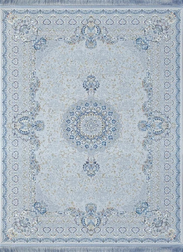 Dywan klasyczny Milan Rozeta szary 140 cm x 190 cm - Nowoczesne fasony do salonu i pokoju