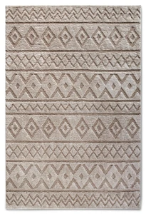Dywan nowoczesny Gallery 3D  Boho beżowy 80 cm x 120 cm 