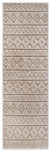 Dywan nowoczesny Gallery 3D  Boho beżowy 80 cm x 240 cm  