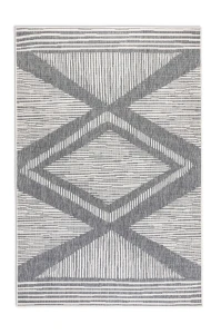 Dywan zewnętrzny dwustronny Gemini szaro-kremowy 80 cm x 150 cm