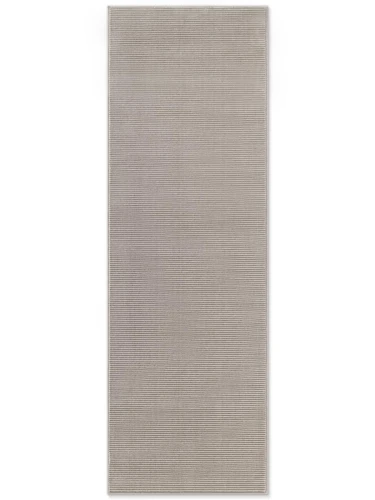 Dywan nowoczesny Perles paseczki szaro-kremowe 80 cm x 240 cm - Nowoczesne fasony do salonu i pokoju