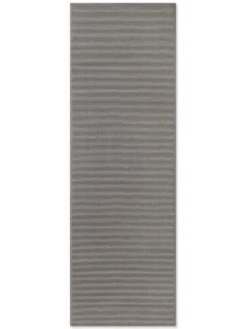 Dywan nowoczesny Perles paseczki antracytowo-kremowe 80 cm x 240 cm 