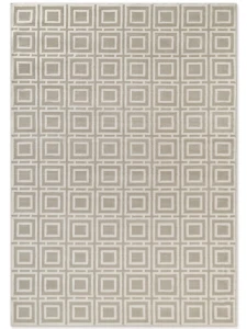 Dywan nowoczesny Perles romby beżowo-kremowe 160 cm x 235 cm