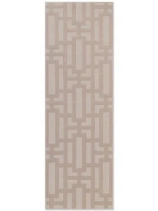 Dywan nowoczesny Perles Geometria beżowa 80 cm x 240 cm  