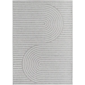Dywan zewnętrzny Desert Geometria szary 200 cm x 290 cm