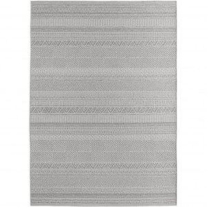 Dywan zewnętrzny Desert Paseczki szary 160 cm x 230 cm 