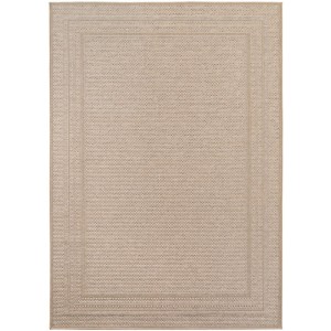 Dywan zewnętrzny Desert Ramka beżowy 240 cm x 340 cm 