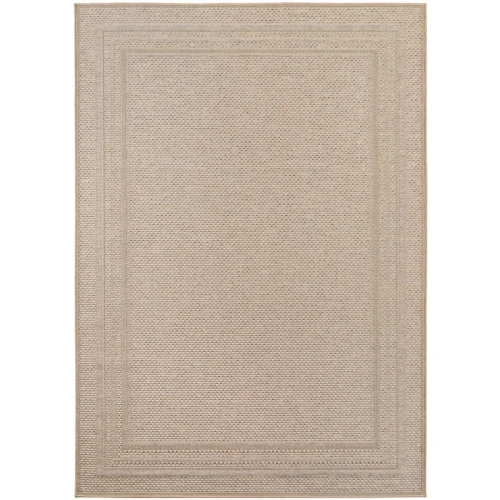 Dywan zewnętrzny Desert Ramka beżowy 240 cm x 340 cm  - Nowoczesne fasony do salonu i pokoju