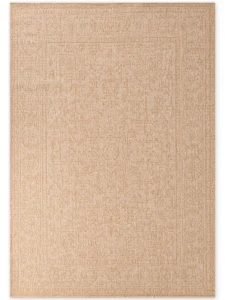 Dywan zewnętrzny dwustronny Duet beżowo-kremowy 200 cm x 290 cm