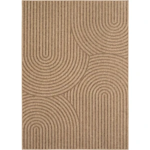 Dywan zewnętrzny Timber Geometria beżowy 120 cm x 170 cm