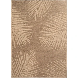 Dywan zewnętrzny Timber Listki brązowy 280 cm x 370 cm 