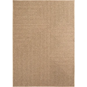 Dywan zewnętrzny Timber Geometryczny beżowy 240 cm x 340 cm