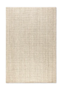 Dywan naturalny jutowy ręcznie tkany Boucle kremowy 120 cm x 170 cm 