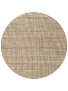 Dywan naturalny jutowy ręcznie tkany Boucle brązowo-szary 160 cm x 160 cm 