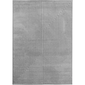 Dywan uniwersalny Nova 3D Geometria szary 160 cm x 230 cm