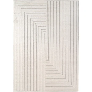 Dywan uniwersalny Nova 3D Geometria kremowy 120 cm x 170 cm 