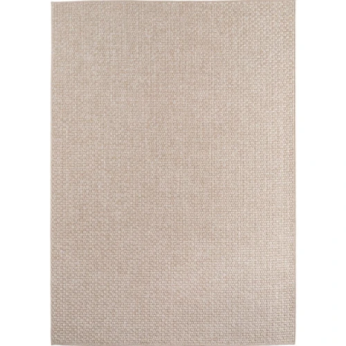 Dywan zewnętrzny Ibiza beżowy jednolity 120 cm x 170 cm - Nowoczesne fasony do salonu i pokoju