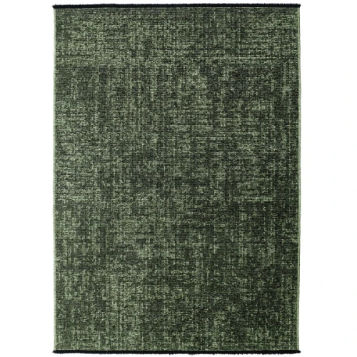Dywan bawełniany Space zielony 240 cm x 340 cm - Nowoczesne fasony do salonu i pokoju
