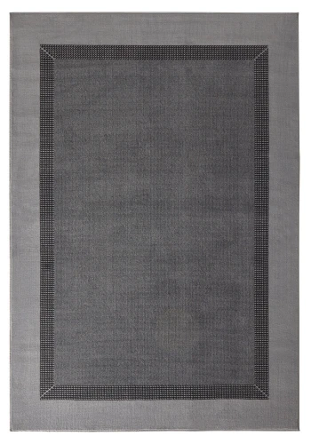 Dywan nowoczesny Basic szary 160 cm x 230 cm - Nowoczesne fasony do salonu i pokoju