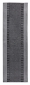 Dywan nowoczesny Basic szary chodnik 80 cm x 300 cm